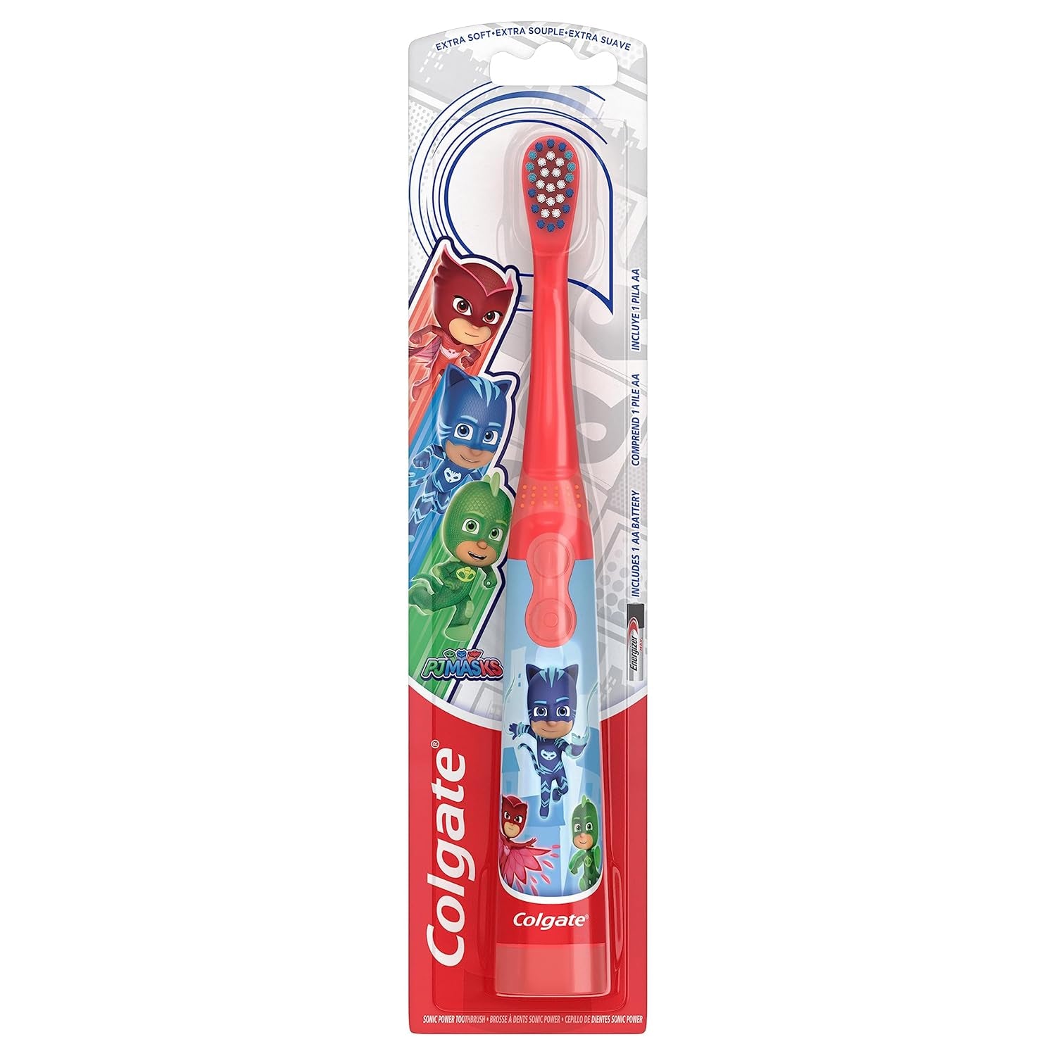 Colgate Kids Battery Powered Toothbrush, Ryan'S World, Extra Soft Bristles, 1 Pack