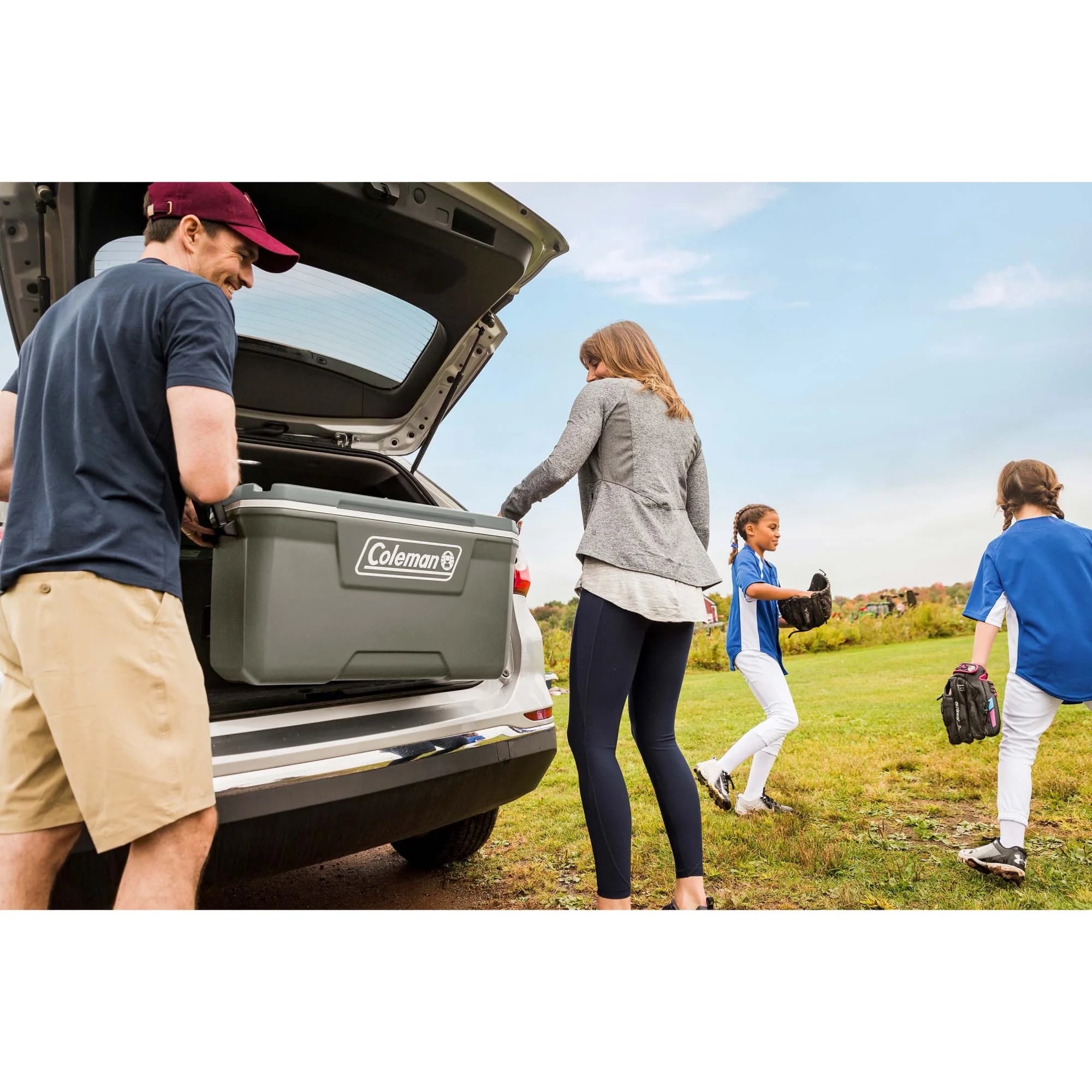 316 Series 70QT Hard Chest Cooler, Silver Ash