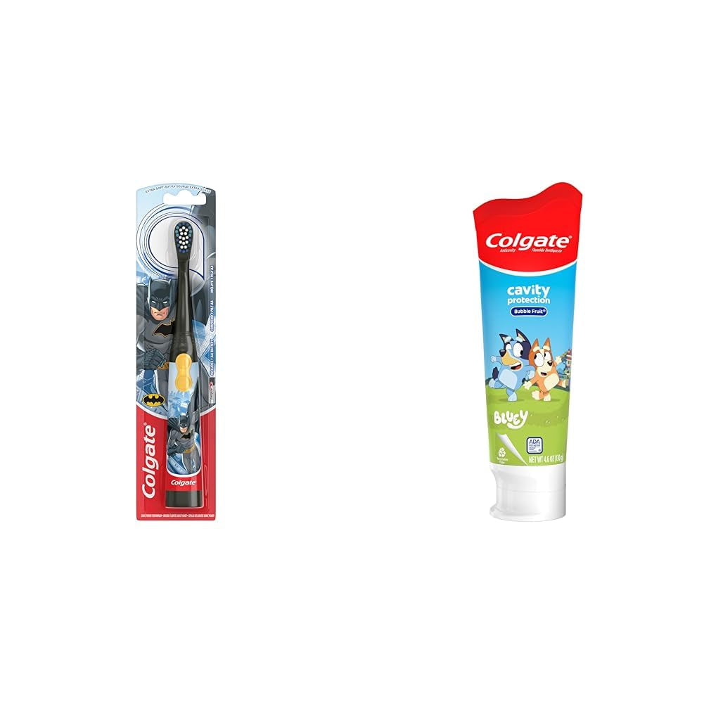 Colgate Kids Battery Powered Toothbrush, Ryan'S World, Extra Soft Bristles, 1 Pack