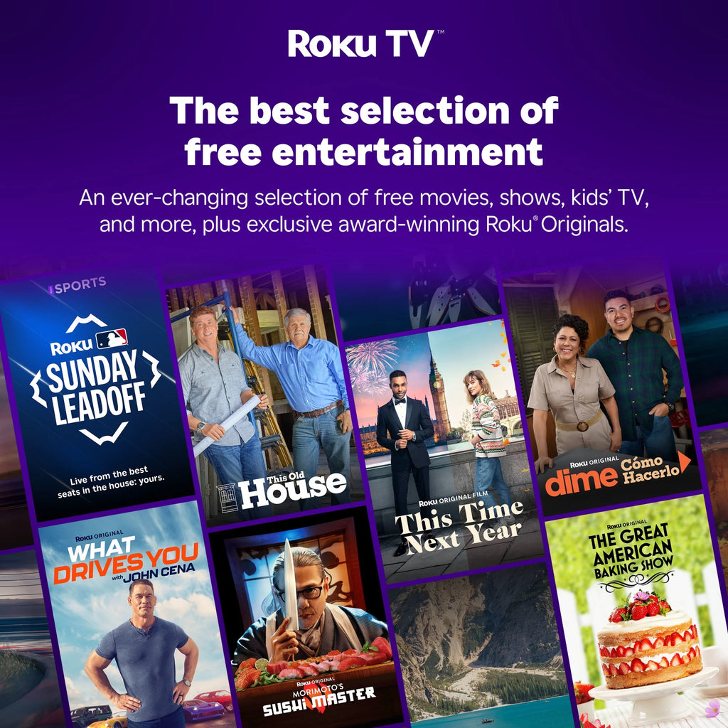 32” Class 720P HD Roku Smart Television, 100012589