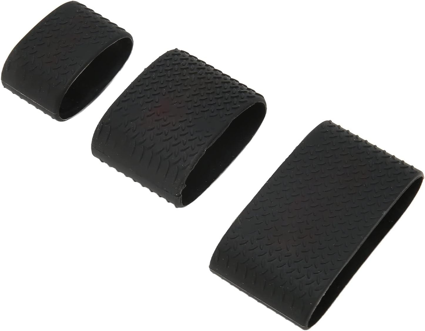 3 Pcs Clipper Protective Sleeve, Clipper Sleeve for Barbers, Barber Grippers Silicone Non Slip Electric Clipper Bands for Baber Tool