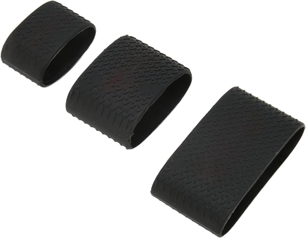 3 Pcs Clipper Protective Sleeve, Clipper Sleeve for Barbers, Barber Grippers Silicone Non Slip Electric Clipper Bands for Baber Tool