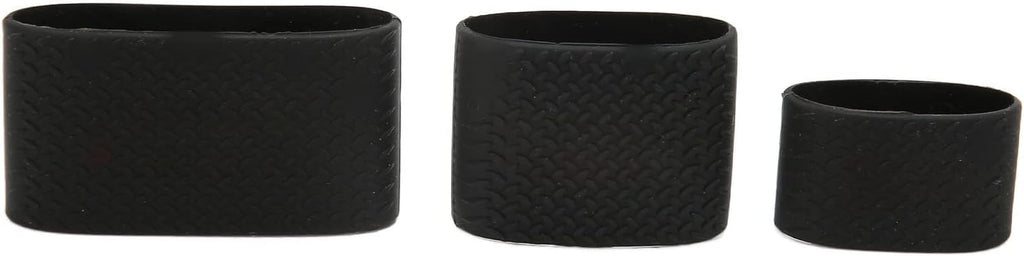 3 Pcs Clipper Protective Sleeve, Clipper Sleeve for Barbers, Barber Grippers Silicone Non Slip Electric Clipper Bands for Baber Tool