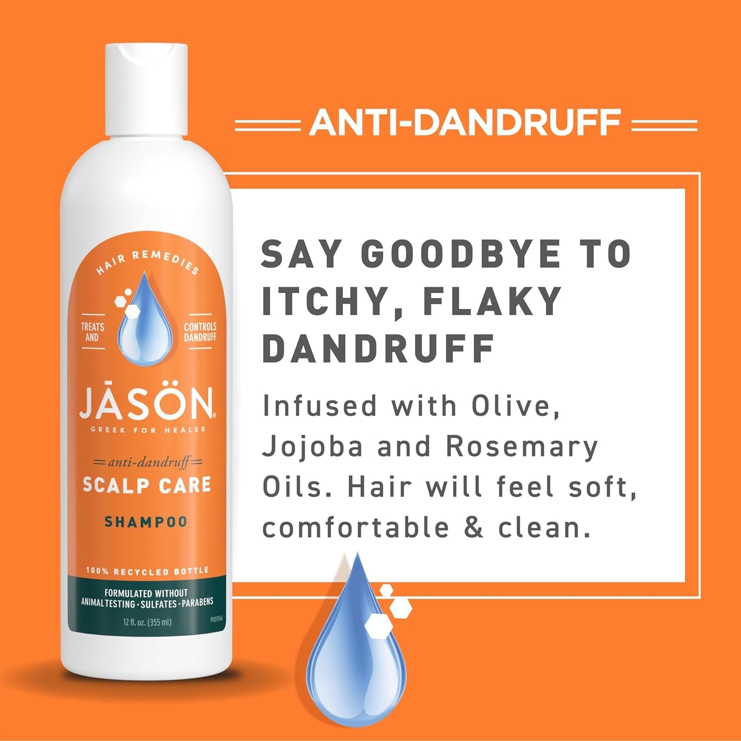 Jason Dandruff Relief Treatment Shampoo, 12 Oz